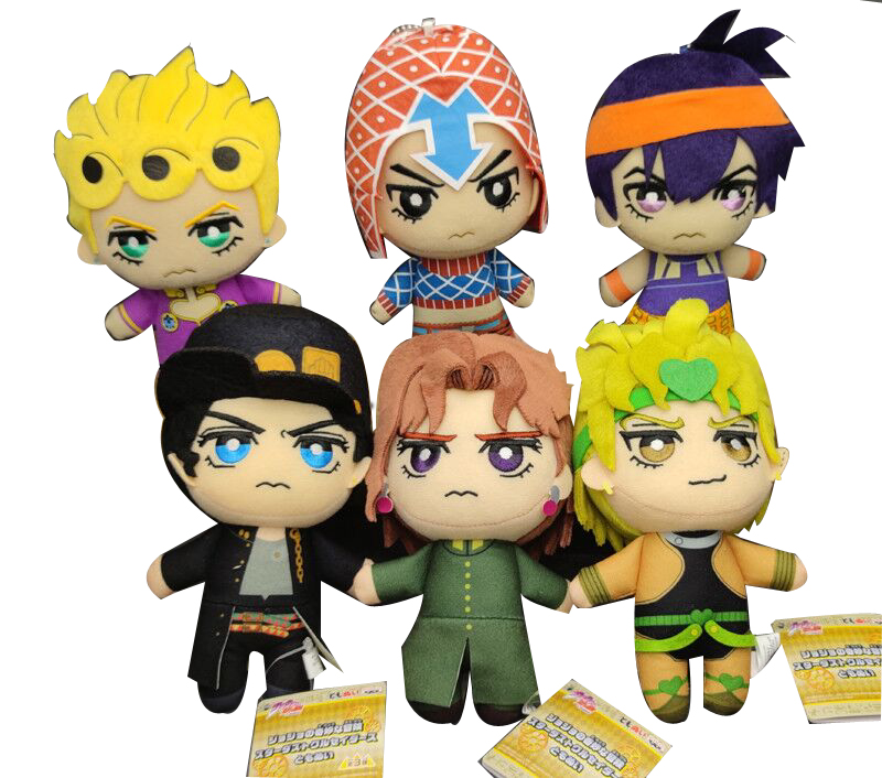 Jojos Bizarre Adventure Tomoni Noriaki Kakyoin Stardust Crusaders Dio Brando Giorno Narancia MistaPlush Puppe
