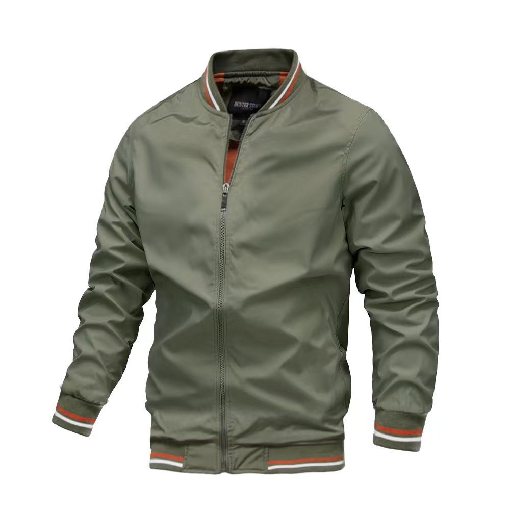 2024 Primavera Estate Bomber Giacca da uomo Nero Casual Slim Fit Baseball Mens Giubbotti Nuova moda autunnale Giacche di alta qualità per uomo