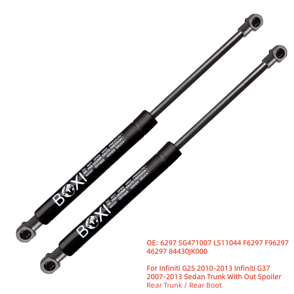 BOXI 2Pcs Rear Trunk Lift Supports 6297 LS11044 for Infiniti G25 2010-2013 G37 2007- 2013 Sedan With Out Spoiler Lift Struts