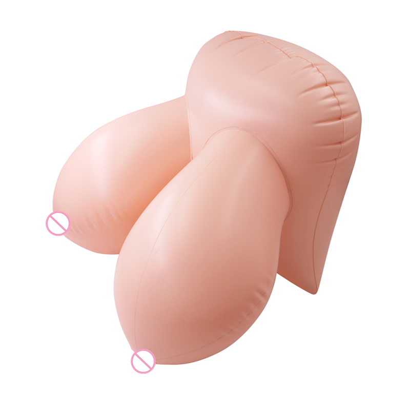 Terbaru! Boneka seks tiup payudara besar yang dapat dilepas Vagina mudah disimpan dan dibersihkan setengah tubuh produk Masturbator pria dewasa