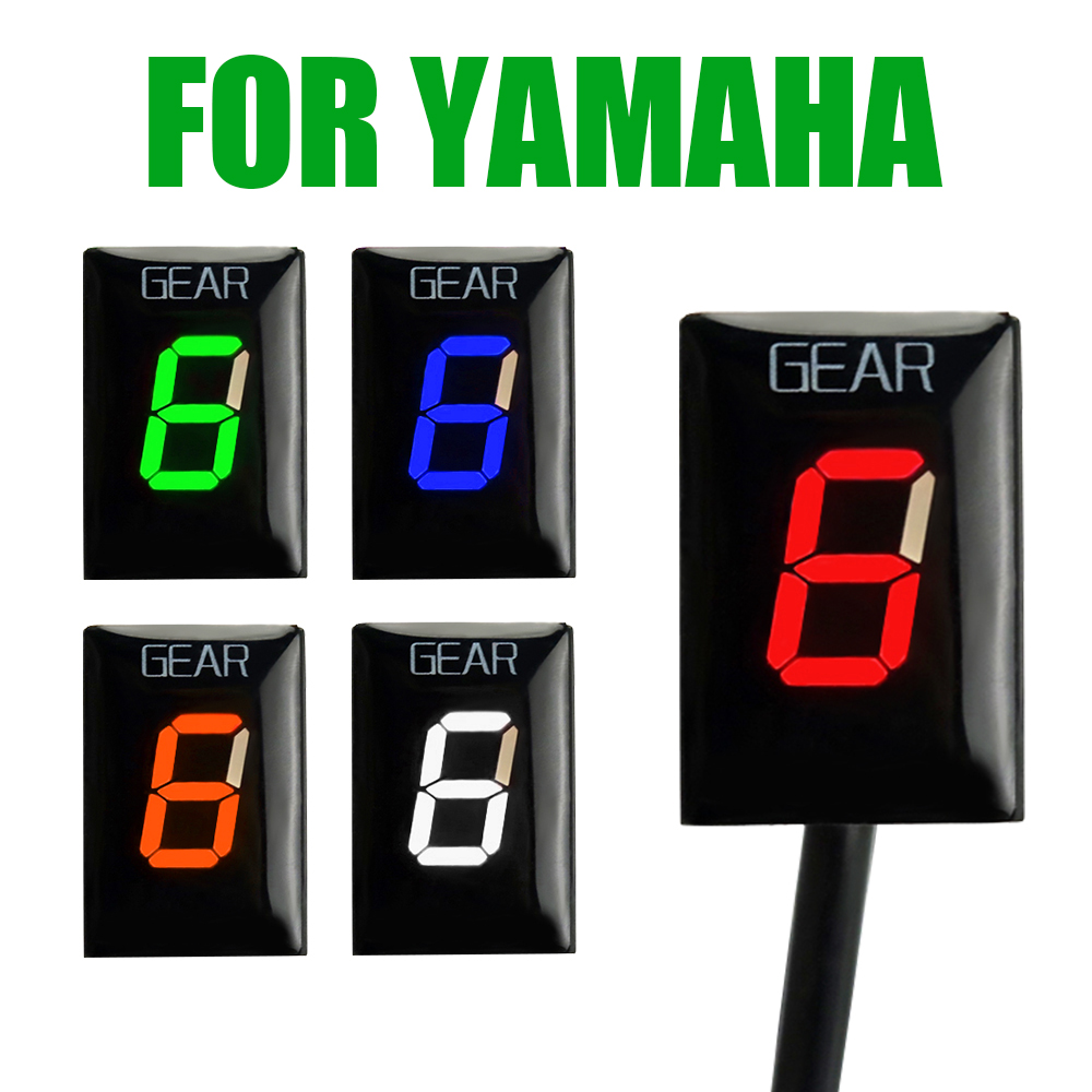 Индикатор передачи мотоцикла для Yamaha FZ8 Fjr1300 FZ16 YZF-R1 R6 FZ400 BT1100 XJ6 Xvs1100 XV1900 Fzh150 Wr450R Dyag Star Stryker