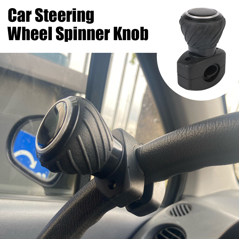 Piezas de automóvil, ahorro de trabajo, refuerzo para volante de coche, perilla giratoria, camión, Tractor, carretilla elevadora, bola de agarre de 360 grados, Control manual giratorio