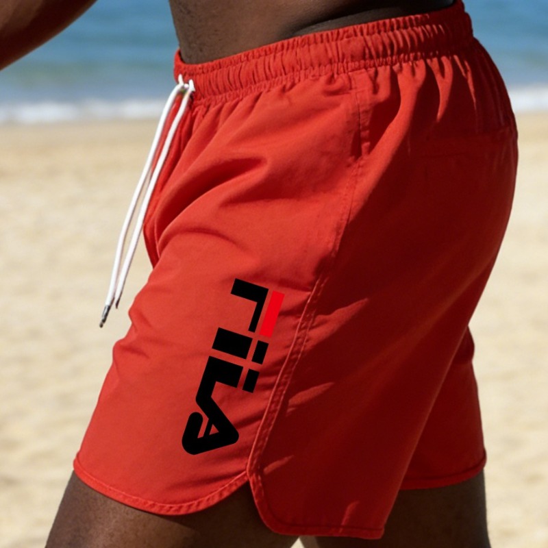 Summer Island Vacation Herren-Strandshorts, schnell trocknend, atmungsaktiv, lässig locker, Badeshorts