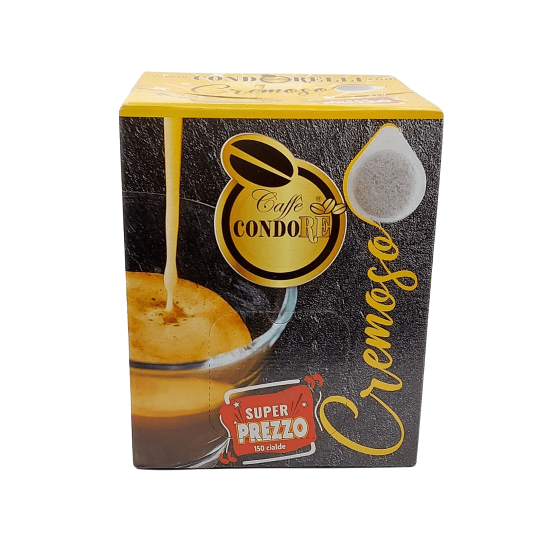 150 Cialde Caffè Strazzulla (Ex CondoRè) in Carta Filtro ESE 44mm