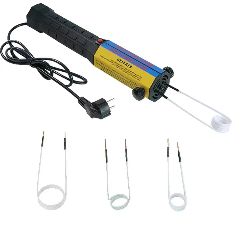 磁気誘導加熱キット,自動車修理用,自動車工具,無炎熱,誘導加熱機,110v,220v,1000w,1100w,3コイル