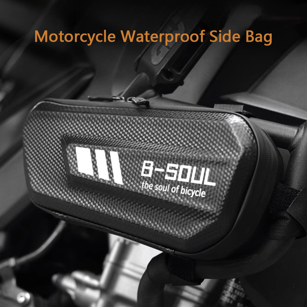 Motorcycle Side Bag Large Capacity Motorcycle Side Pocket Multifunctional Electric Bicycle Hanging Bag for Universal Motorcycle