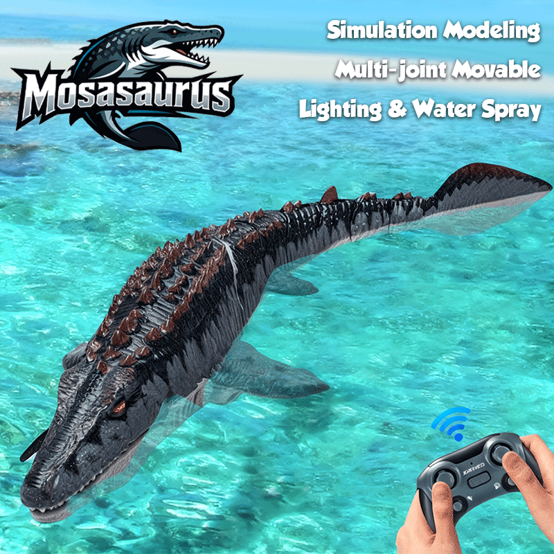 Simulation télécommandée du modèle Canglong, éclaboussures d'eau et oscillants dans l'eau, jouets d'extérieur dans la piscine, cadeau