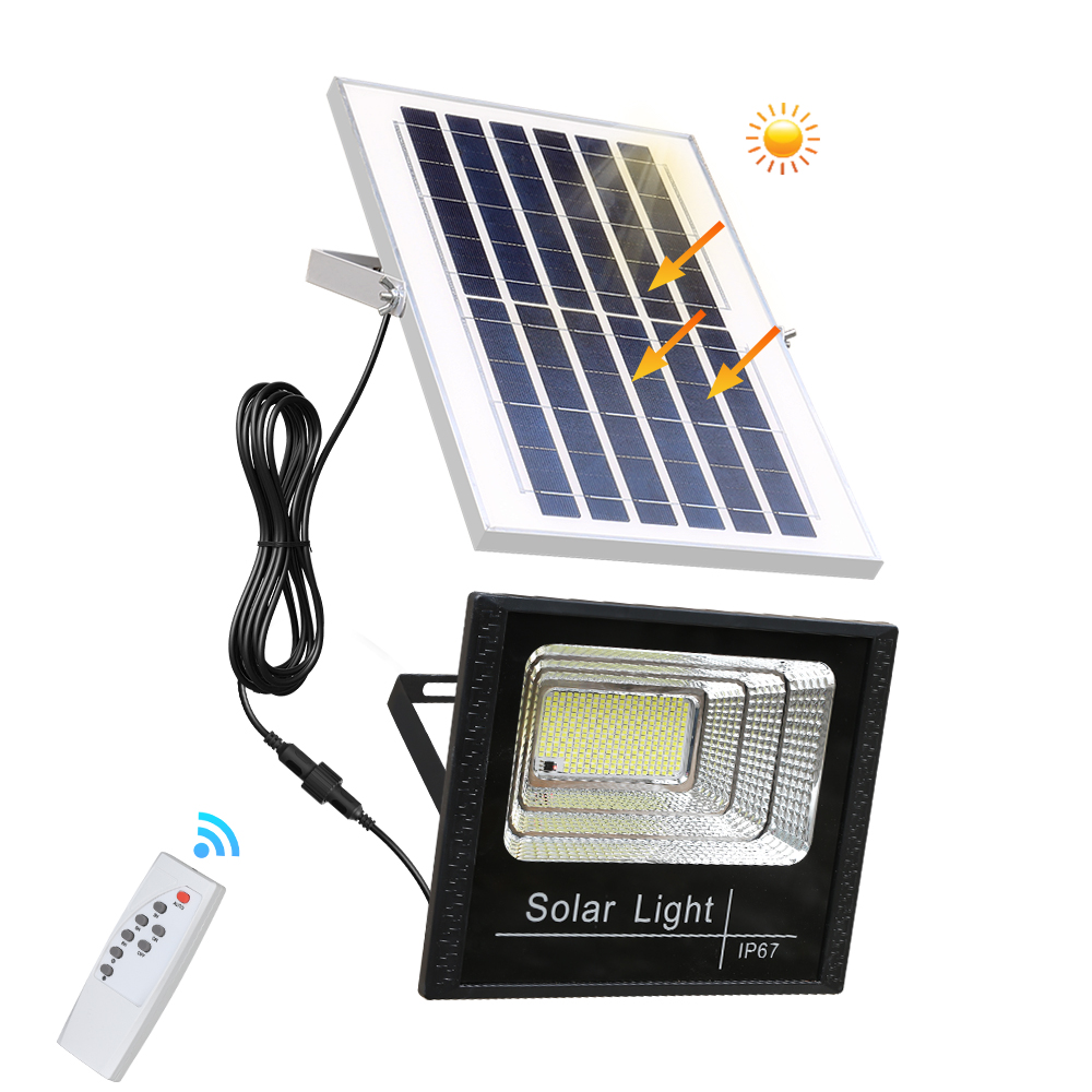 Lampes solaires à LED étanches pour éclairage extérieur, budgétaire de jardin, réflecteur externe, budgétaire mural, 500W, 300W, 200W, 100W, 50W