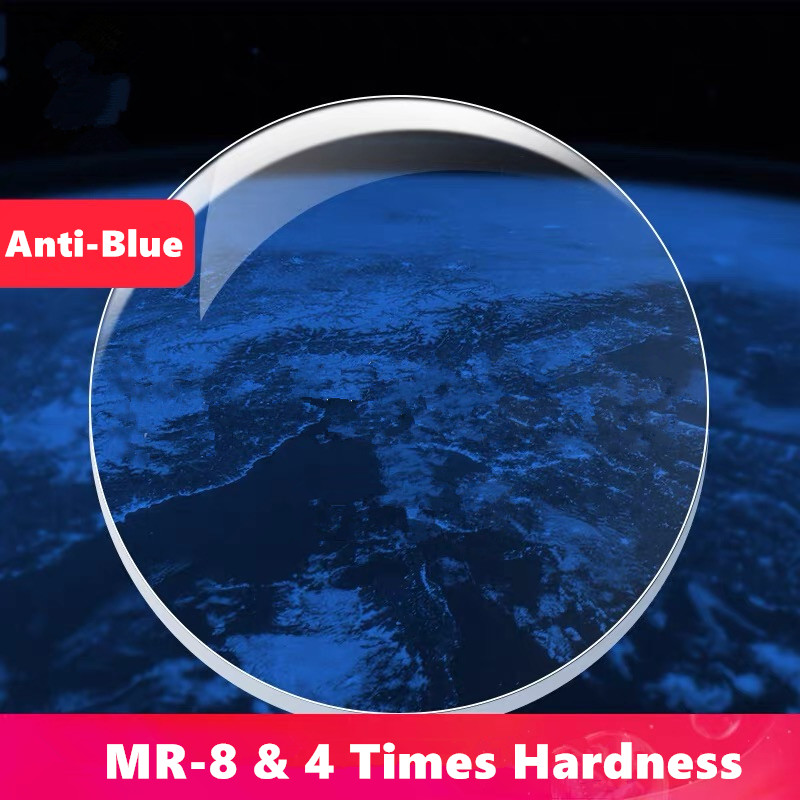 MR-8 Super Tough 4 volte Durezza Serie Anti Luce Blu Lente 1.61 1.67 Lenti ottiche da prescrizione Miopia Ipermetropia Lenti HMC