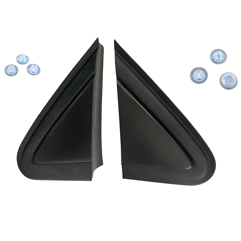 x1/x2 6Q0853273A 6Q0853274A Car Rearview Mirror Cover Exterior Wing Triangle Rear View Mirror Trim For VW Polo 9N3 MK4 2006-2010