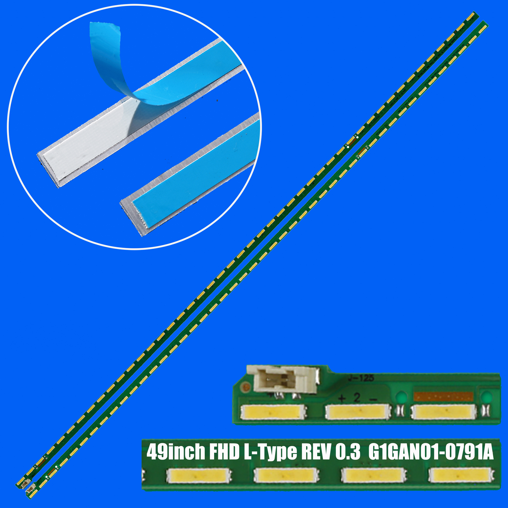Bande de rétro-éclairage LED pour 49LF5400 49LF5410 49LX310C 49LF540V 49FF4040 49LF540 49LF540T 49LF540U 49LF541V 49LF5700 49LF570U
