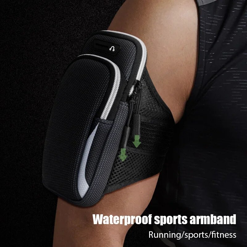 Brassard universel Sport coque de téléphone pour bras de course support de téléphone sport sac Mobile main pour iPhone Xiaomi Huawei moins de 6.5 "7.2"