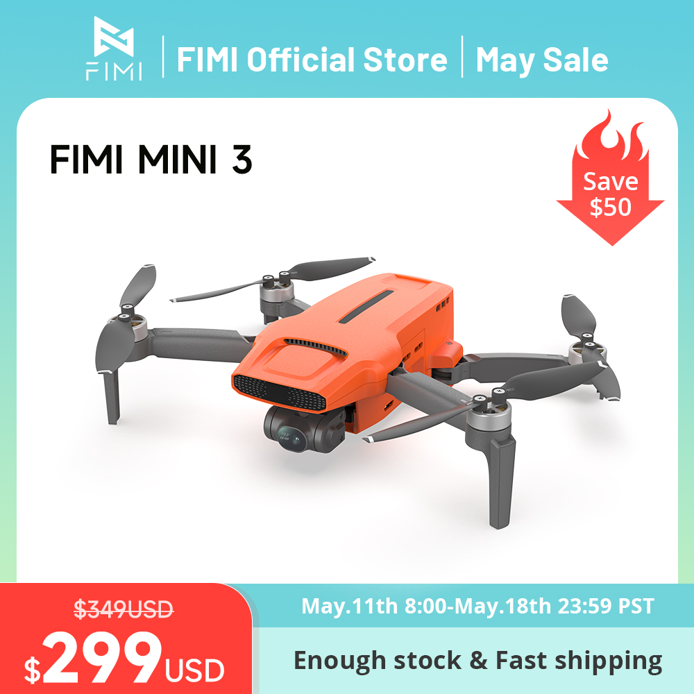 FIMI MINI 3 ใหม่Drone 4K 60fps AI Super Nightวิดีโอ 9Km 3 แกนGimbal 249G Ultralightการออกแบบสมาร์ทติดตามMini Pro Drone