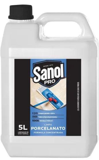 PORCELANATO CLEAN SANOL PRO 5L