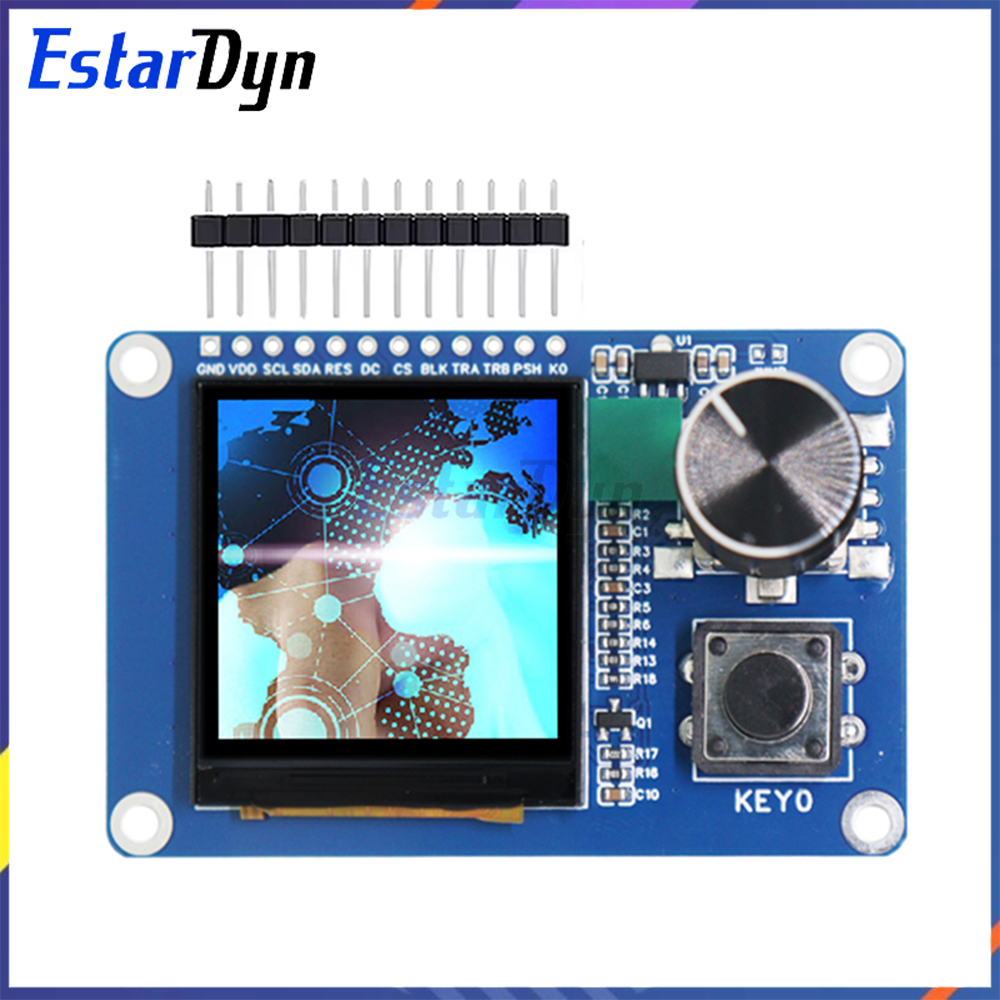 1,54 inch TFT LCD-displaymodule met EC11 draaiknop, IIC/I2C SPI-interface 240x240 voor ESP32 ESP8266 DIY