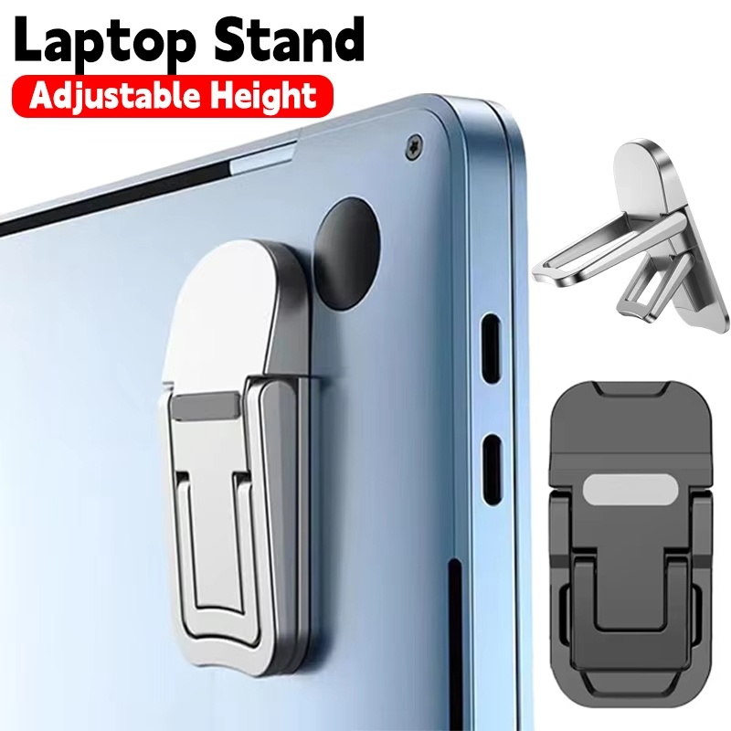 Soporte plegable ajustable para ordenador portátil, Mini patas, soporte portátil ultrafino para Lenovo, soporte de refrigeración para portátil, soporte Invisible para pies
