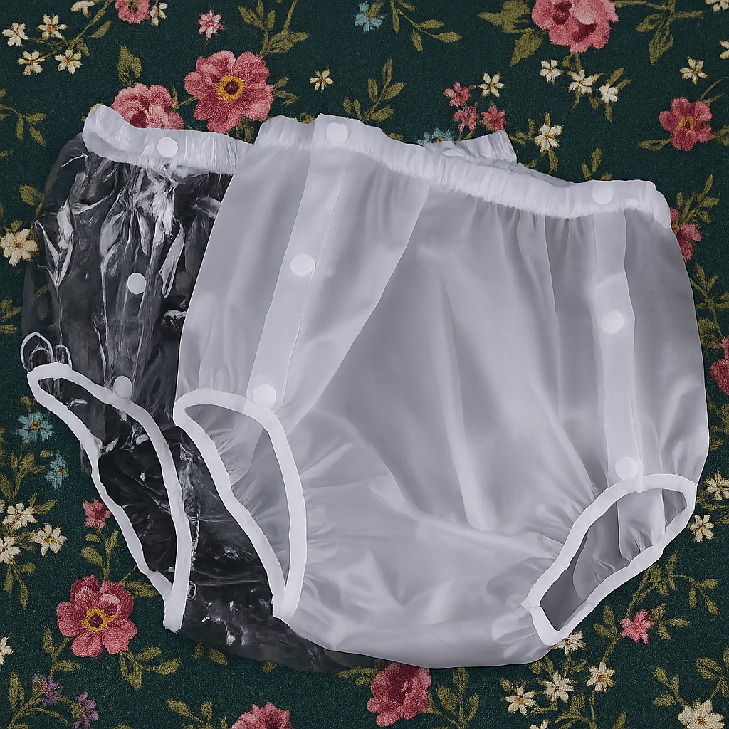 Couche-culotte imperméable en TPU pour adulte, manteau, pantalon d'incontinence réutilisable, plastique Transparent, peut être ouvert, facile à porter pour personnes âgées