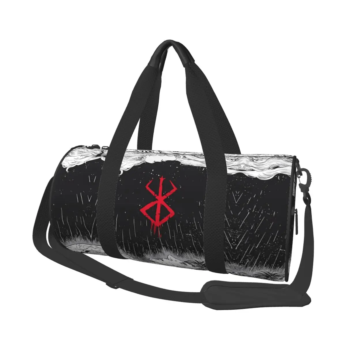 Bereserk-Bolsa de gimnasio de Anime japonés, bolso deportivo impermeable de calle, de gran capacidad, de viaje, novedad