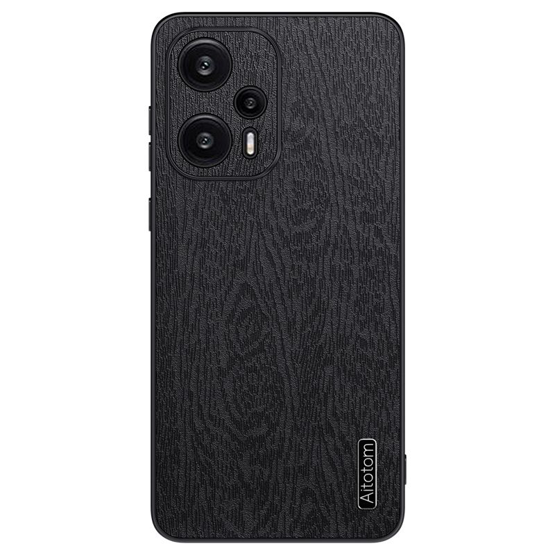 Poco F5 Чехол для Xiaomi Poco F5 Чехол для Xiaomi Poco F5 Роскошная кожа Древесное зерно Противоударная задняя крышка для Poco F5 F 5 PocoF5 бампер Чехол