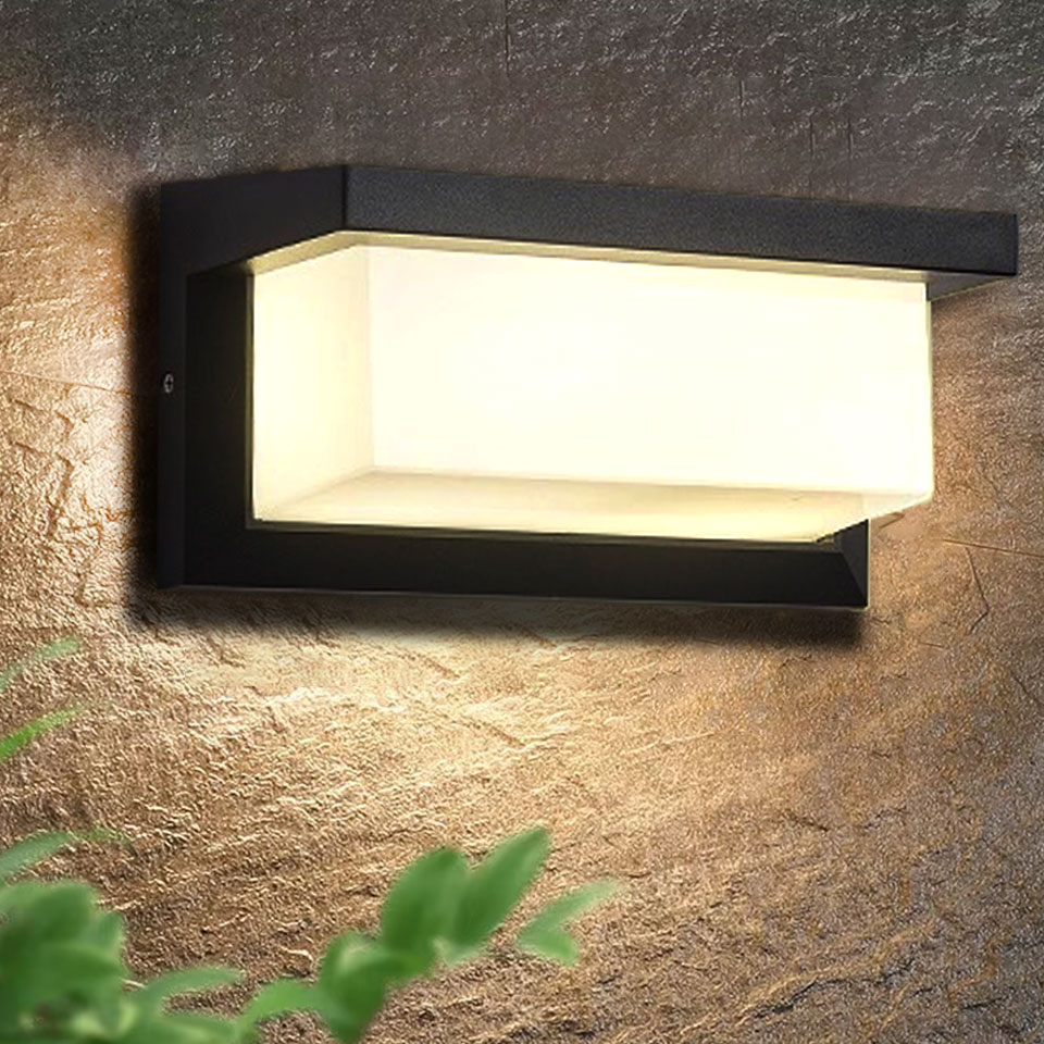 Applique murale extérieure Led étanche IP66 capteur de mouvement Led éclairage extérieur porche lumières balcon jardin lumières applique extérieure
