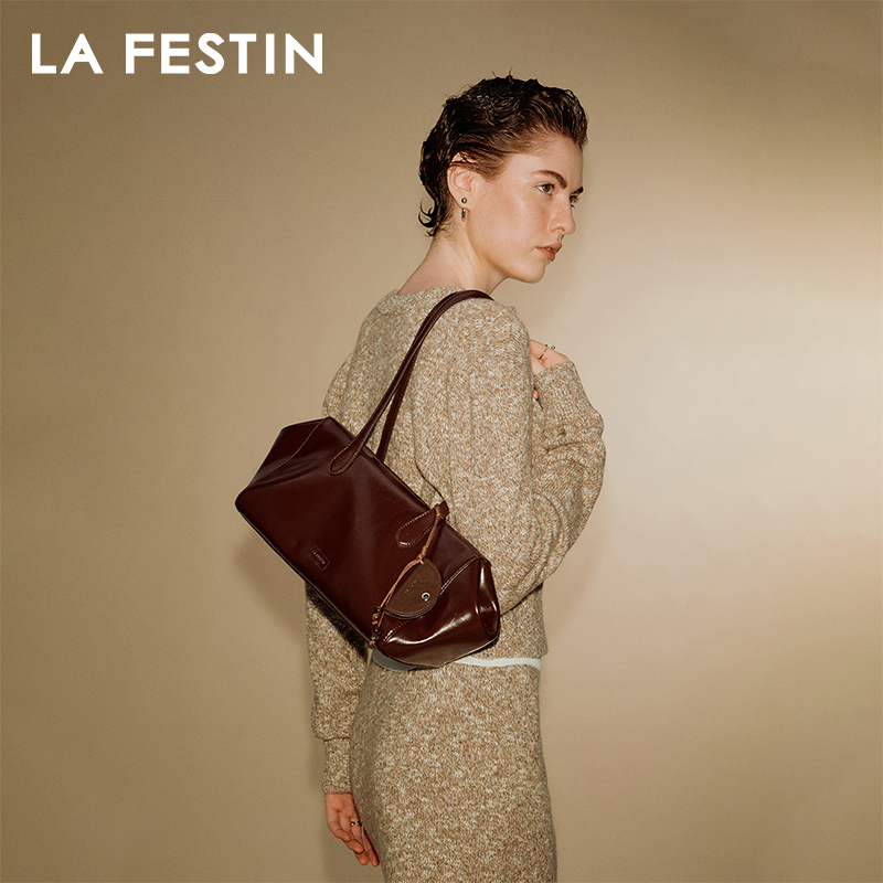 LA FESTIN Original Shoulder Bag New Women's Bag Fashion Leather Bag Tote Bag Lady Luxury Handbag Large Capacity Bag