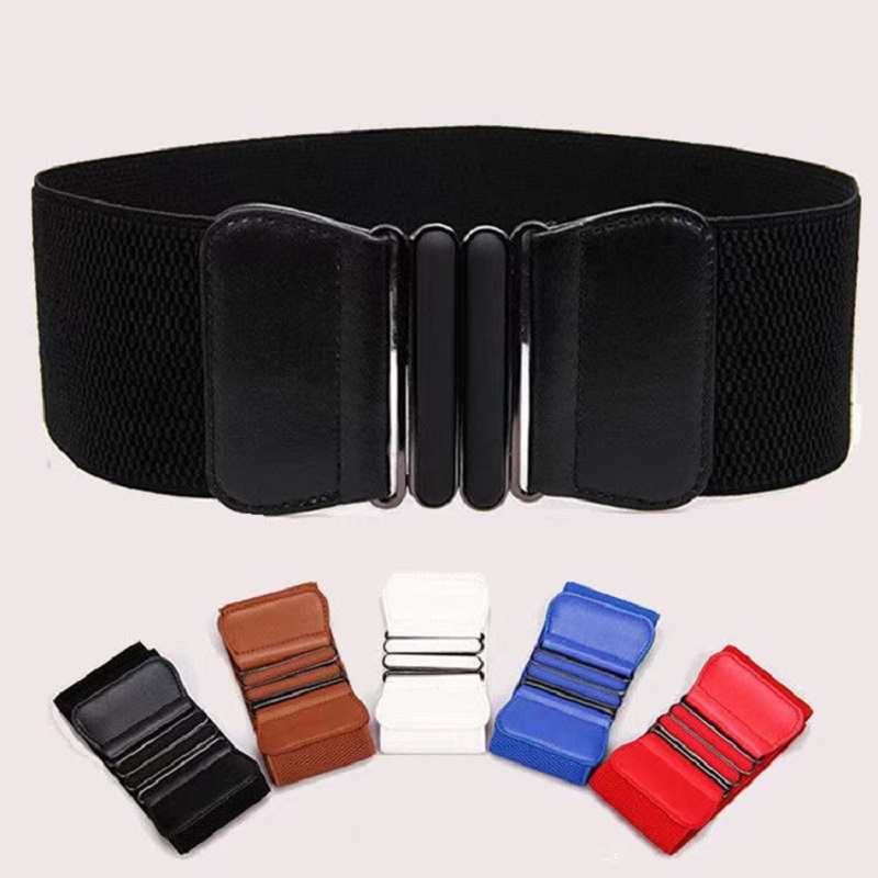Cinturón elástico para mujer, cinturón ancho para mujer, cinturones blancos de trabajo, corsé elástico de alta calidad a la moda, pretina para mujer DT099