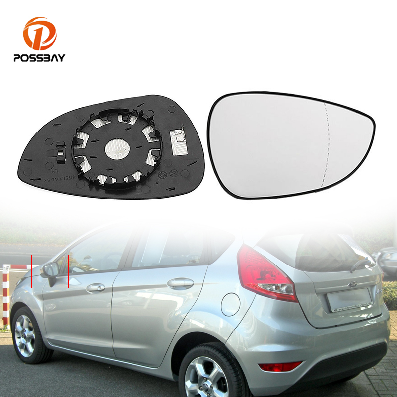 รถอุ่นด้านหลังดูกระจกกระจกนิรภัยใสด้านหลังสำหรับ Ford Fiesta MK7 2008 2009 2010 2011 2012 2013 2014 2015 2016 2017
