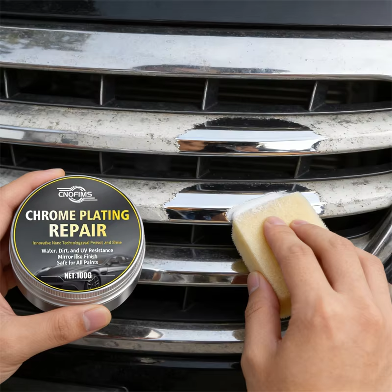 Auto Showroom Shine Restoring Oxidation Remover with Sponge for Cars Motorbikes - Easy Application Polishing Maintenance