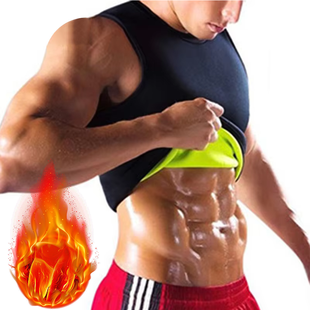 Homens emagrecimento corpo shaper modelagem colete barriga reduzindo shapewear queima de gordura perda de peso cintura trainer suor espartilho ginásio regatas