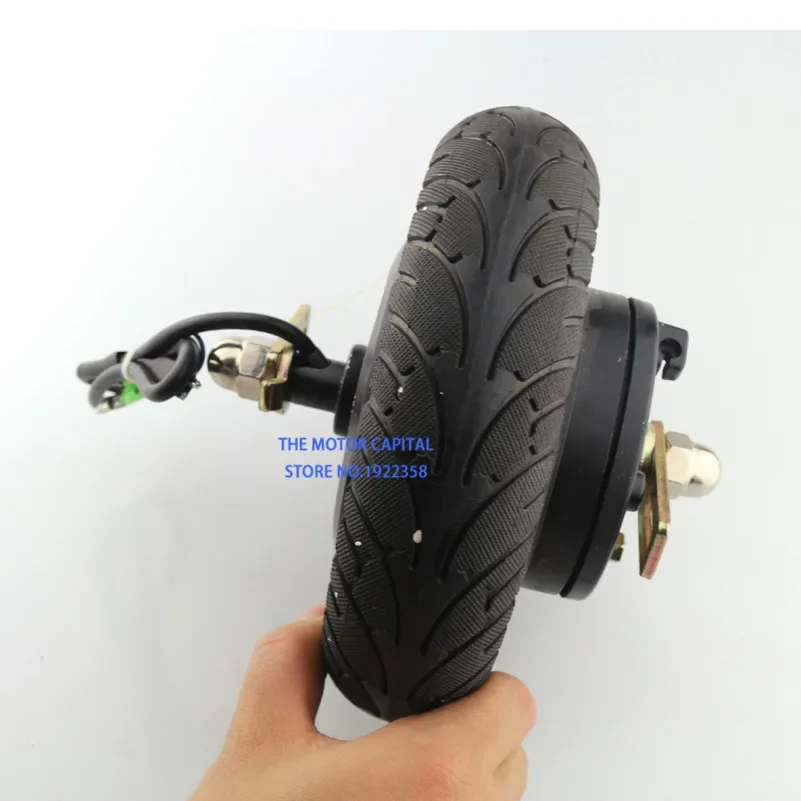 Trottinette électrique 200x50, roue motorisée de 8 pouces, 24V, 36V, 48V DC, sans balais et sans dents