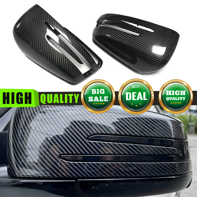 Fit สําหรับ Mercedes Benz W204 C207 W212 W221 W164 C218 กระจกมองหลังกระจกมองข้างฝาครอบรถอุปกรณ์เสริม Modified Part