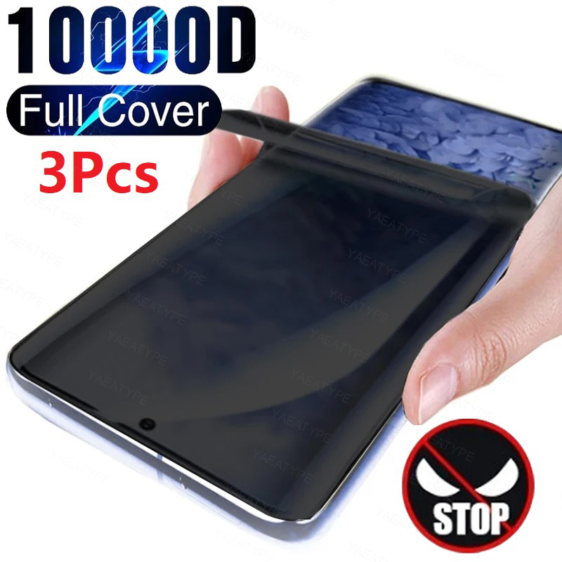 3 STKS Privacy Hydrogel Film Voor Motorola Edge 50 40 30 Pro Ultra Neo G85 G84 G75 G55 G54 G45 G35 Zonder Vingerafdruk Ontgrendeling