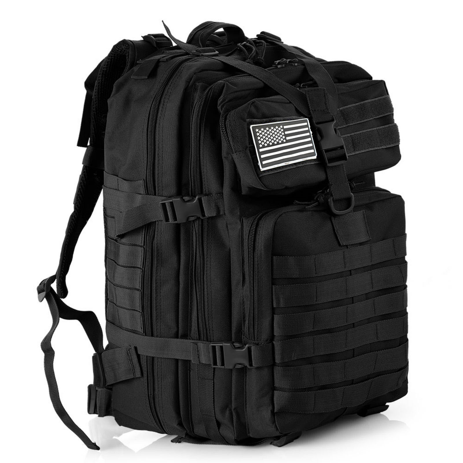 Mochila Táctica Impermeable de Nailon Resistente de 50L para Senderismo, Pesca, Caza, Camping, Trekking, Deportes, Viajes, Bolsa de Hombro