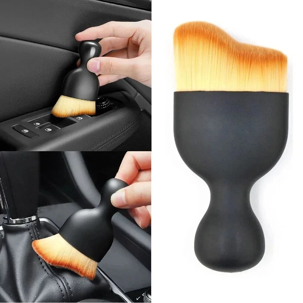 1/2PC Auto Airconditioner Reinigingsborstel Auto Luchtuitlaat Spleet Stofverwijdering Borstels voor Auto-interieur Reinigingsborstel accessoires