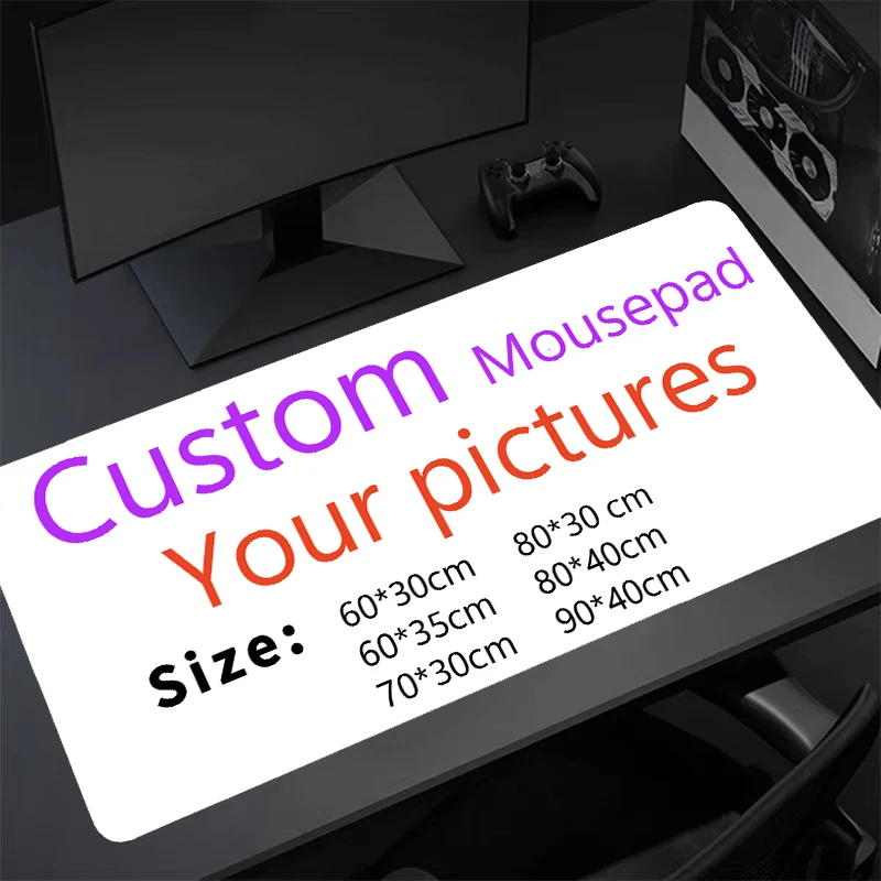Brittop-Tapis de souris Gaming Deskvirus personnalisé, Playvirus personnalisés, impression de polymères de jeu personnalisés, cadeau personnalisé, bricolage, 35x60cm