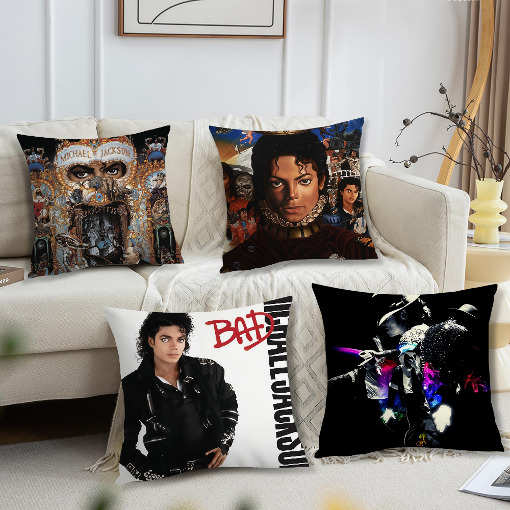 Классический певец M-Michael Jackson Dangerous Диван Гостиная Спальня Изголовье спинки Подушка Квадратная подушка Время Подушка Cas
