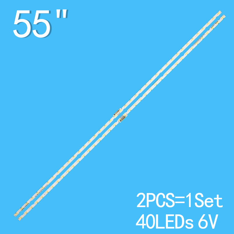 LEDバックライトストリップ,55インチTV,Un55nu7300f,ue55nu7105kxxc,aot_55_nu7300_nu7100,55nu710c,BN96-45913A, BN61-15485A用