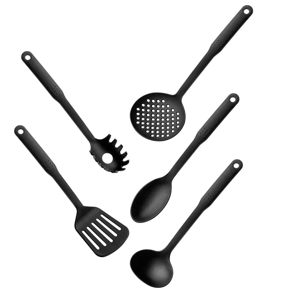 Juego de utensilios de nailon para el hogar, 5 unidades, UD214