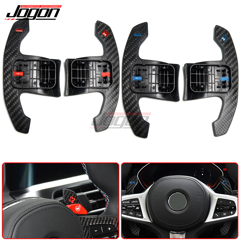สําหรับ BMW M3 G80 M4 G82 G83 M5 F90 2017-2022 คาร์บอนไฟเบอร์ Paddle Shifters พวงมาลัย Extension Shifterr Paddle เปลี่ยน