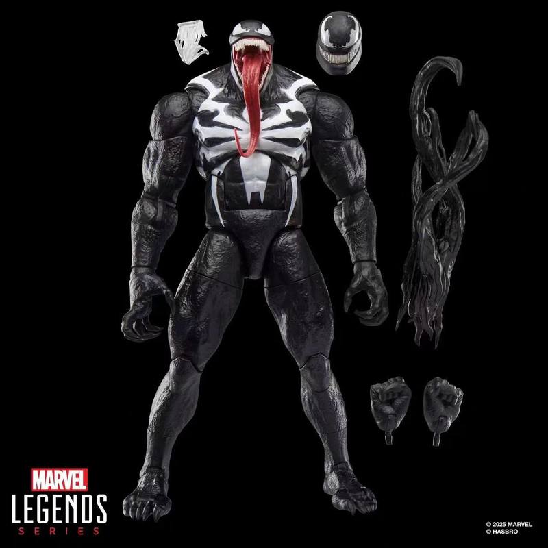 Figurka akcji Venom z serii Marvel Legends, duża, Spider-Man 2: Gamerverse, ruchoma, nowa, dostępna od ręki, dla fanów Marvela, prezent urodzinowy.