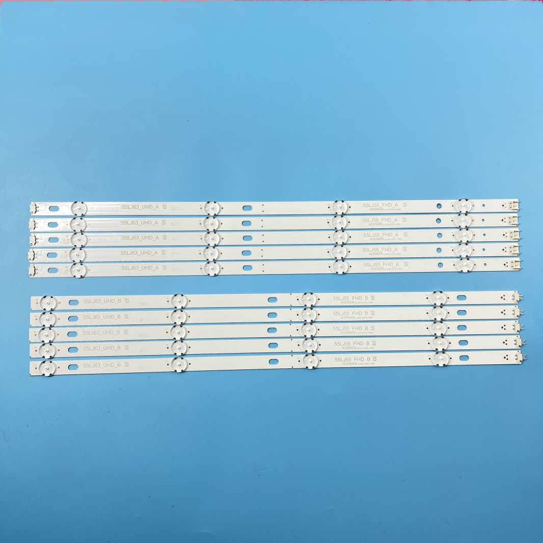 10 PCS/set LED Backlight Strip For 55UJ635V 55UJ6307 55UJ634V 55UJ630V 55UJ635 SSC_55LJ55/55UJ63_B A Eav63632405 EAV63673005
