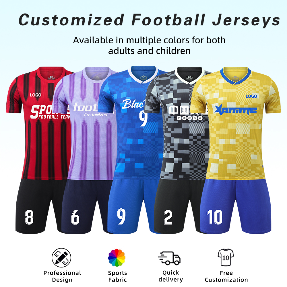 Kinder Fußball Jersey Junge Fußball Jersey Team Training Trainingsanzug Set Polyester Fußball Atmungsaktive Fußball Uniform Für Kinder