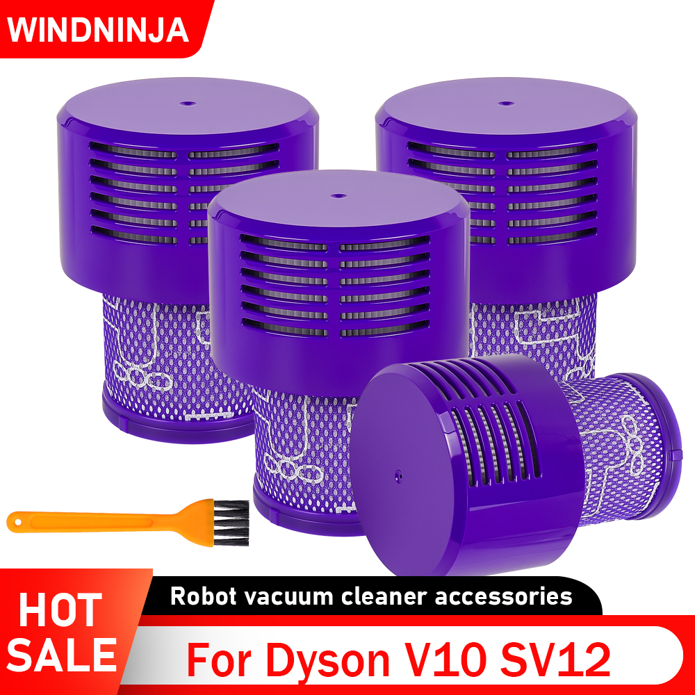 แผ่นกรอง HEPA สำหรับเครื่องดูดฝุ่นไร้สาย Dyson V10 SV12 แบบล้างทำความสะอาดได้ อุปกรณ์เสริมสำหรับทำความสะอาดบ้าน แผ่นกรองด้านหลัง อะไหล่เปลี่ยน