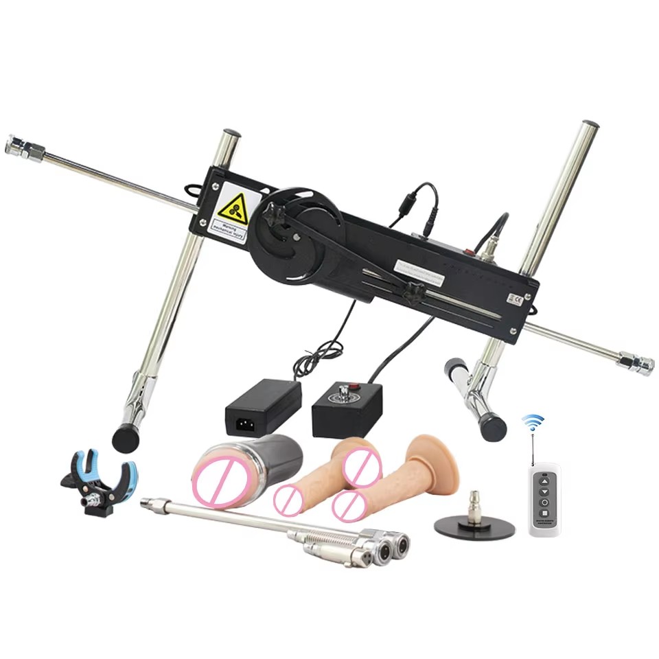 Machine sexuelle automatique Fredorch à forte puissance, course de 13 cm, machine d'amour télescopique, jouets sexuels avec accessoires de godemiché et vibrateur