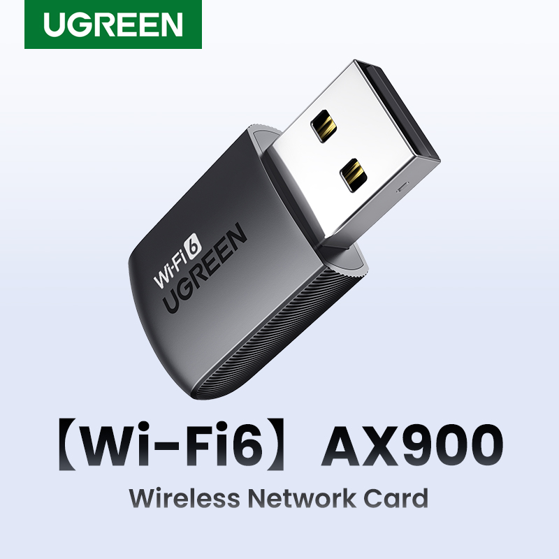 UGREEN WiFi-Adapter WiFi6 AX900 AX1800 5G & 2,4G Dualband-Dongle für PC Laptop WLAN-Antenne USB-Ethernet-Empfänger Netzwerkadapter