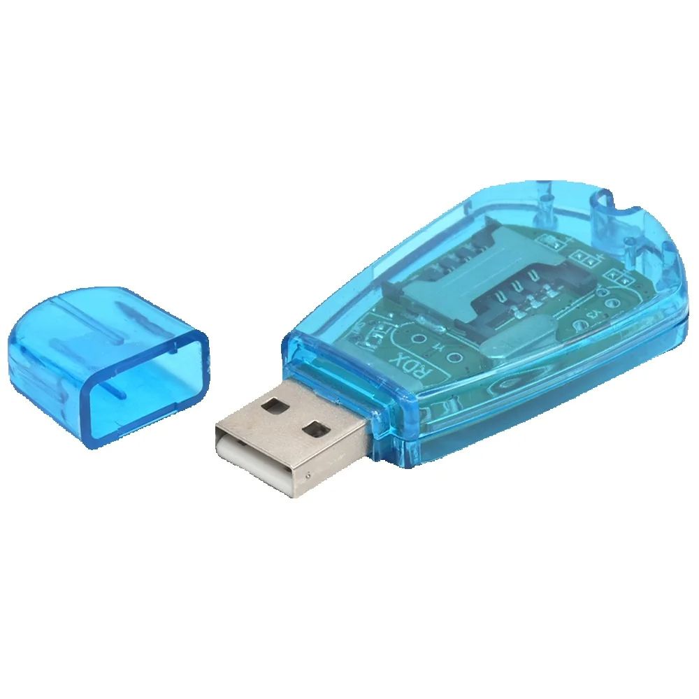 USB SIM コピー/クローン キット SIM カード リーダー GSM CDMA SMS バックアップ + CD カード リーダー