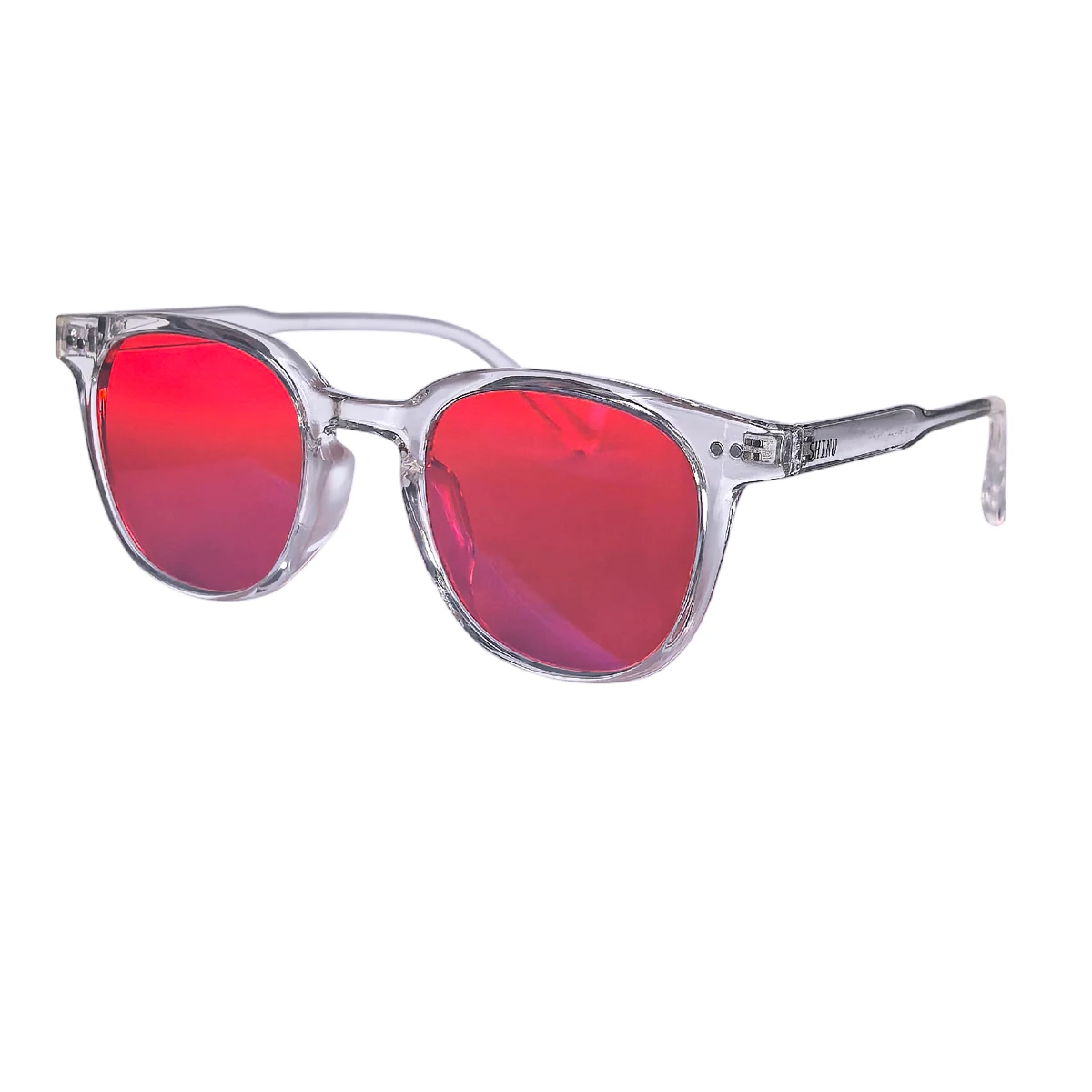SHINU Occhiali con lenti rosse Le donne dormono migliori Occhiali che bloccano la luce blu per un lungo tempo di schermo Occhiali con lenti arancioni Occhiali da gioco