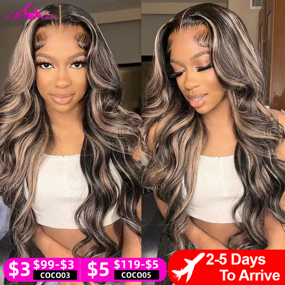 13x6 Body Wave Lace Front Wigs Human Hair Pre Plucked 180 Density Drawstring Wig Human Hair Glueless Human Hair Wigs For Women