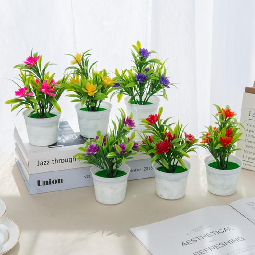 装飾用人工盆栽の花瓶,ミニ鉢植え,家用の装飾品,バスルーム,windowsill植物,クリスマス,結婚式