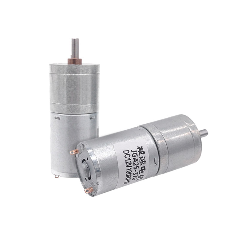 1 Chiếc JGA25-370 DC Thiên Động Cơ 6/12/24V Mô-men Xoắn Cao Điện Động Cơ Giảm Tốc 5/10/15/30/60/100/150/200/300/400/500/1000/1200 Vòng/phút